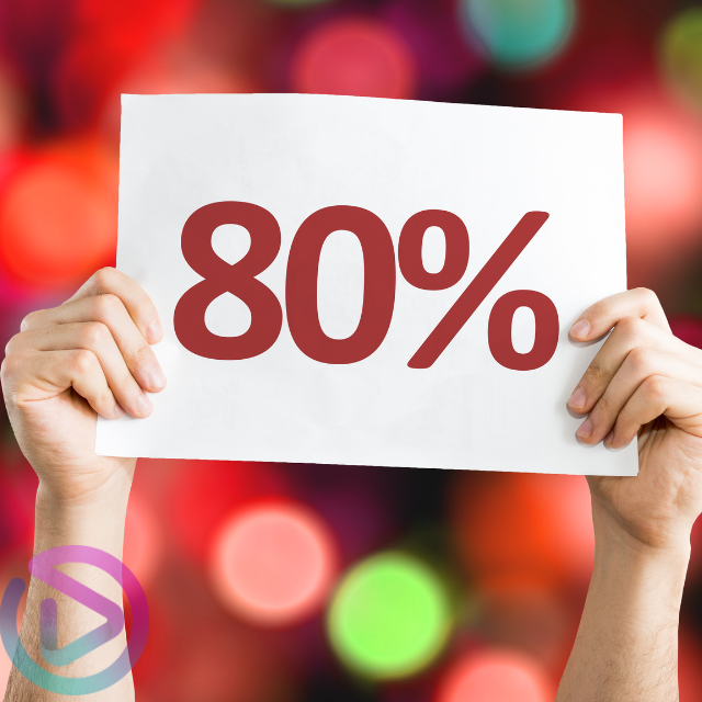 80%