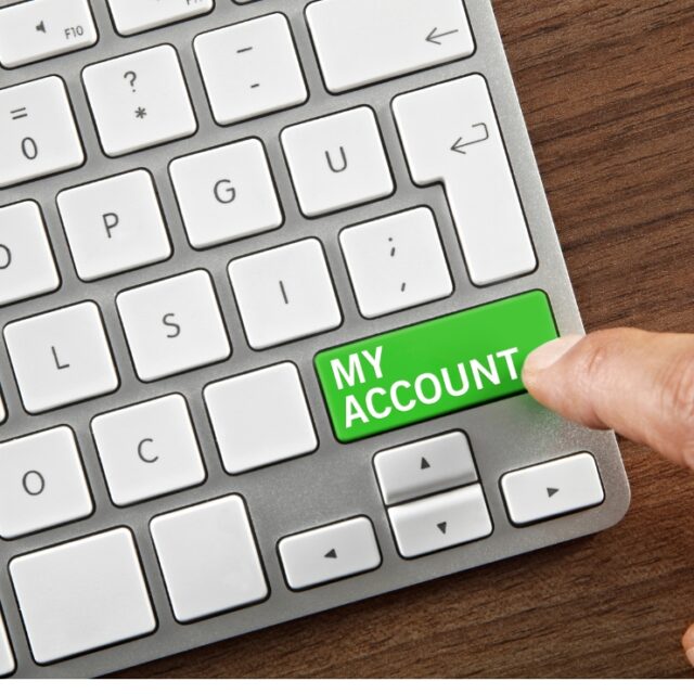 My Account Keyboard Button