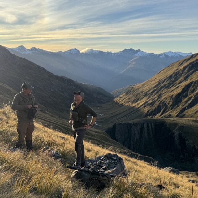 Geoff Lanagan and Vin Elliott in New Zealand Backcountry
