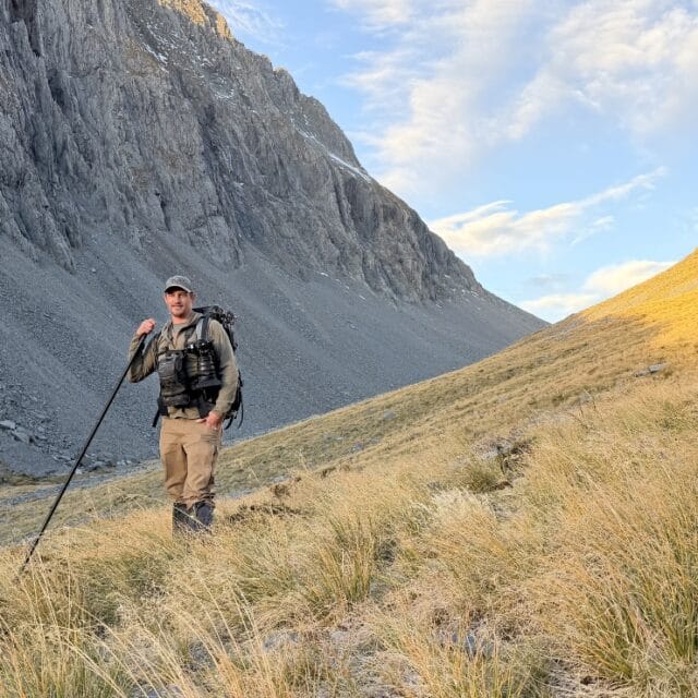 Geoff Lanagan Filming in New Zealand Backcountry